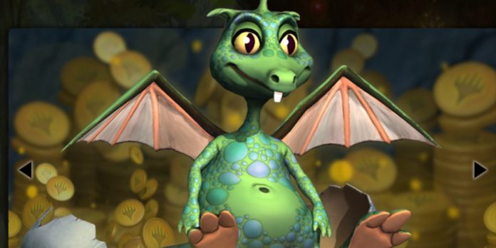 Magic: Arena ajoute un hommage maladif à la carte classique Dragon Whelp
