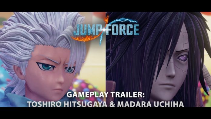 Bandai Namco présente les personnages du DLC Jump Force, Madara et Hitsugaya, en action
