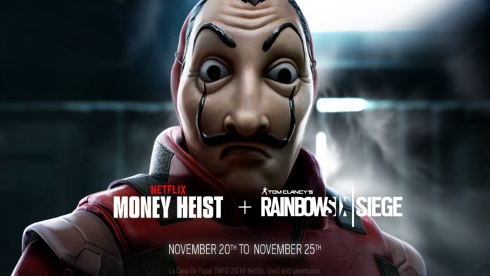 Le dernier événement Rainbow Six Siege se confond avec la série Netflix Money Heist
