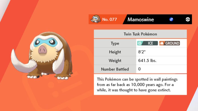 Pokémon Sword & Shield: Comment faire évoluer Piloswine en Mamoswine | Guide d'évolution rare
