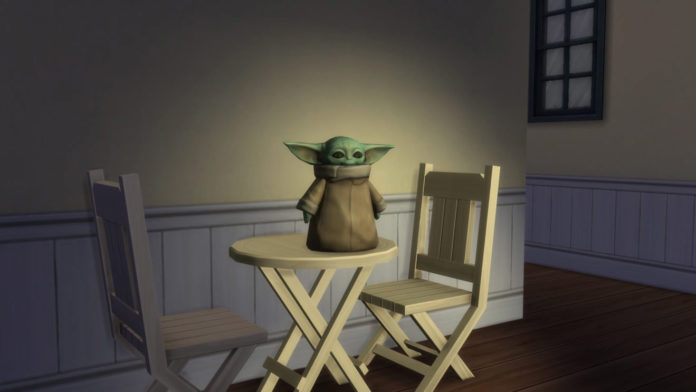 Vous ne pouvez pas échapper à Baby Yoda, même pas dans Les Sims 4

