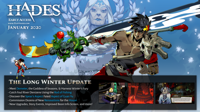 Supergiant Games Detail Hades: Long Winter Update; Publication des notes de mise à jour complètes
