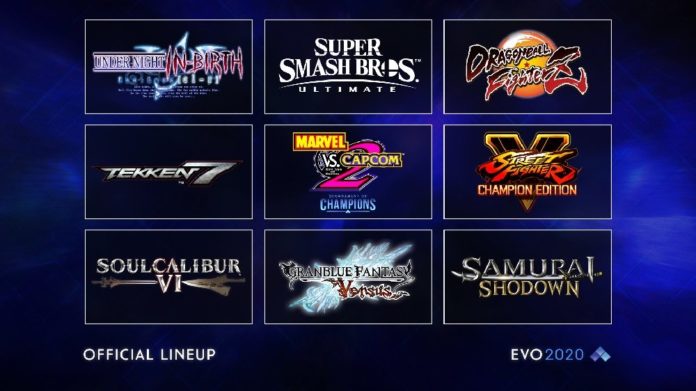La gamme EVO 2020 comprend Marvel vs Capcom 2, Street Fighter V, Tekken 7
