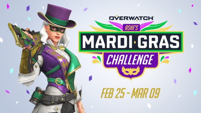 Overwatch Mardi Gras Limited Time Challenge annoncé; Gagnez un nouveau skin pour Ashe, des récompenses uniques et plus encore
