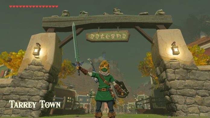 Une autre nuance de Zelda: Breath of the Wild que j'ai manquée: la construction de Tarrey Town change en fait la carte
