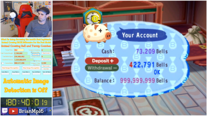 Le joueur d'Animal Crossing gagne un milliard de cloches pour le modèle Post

