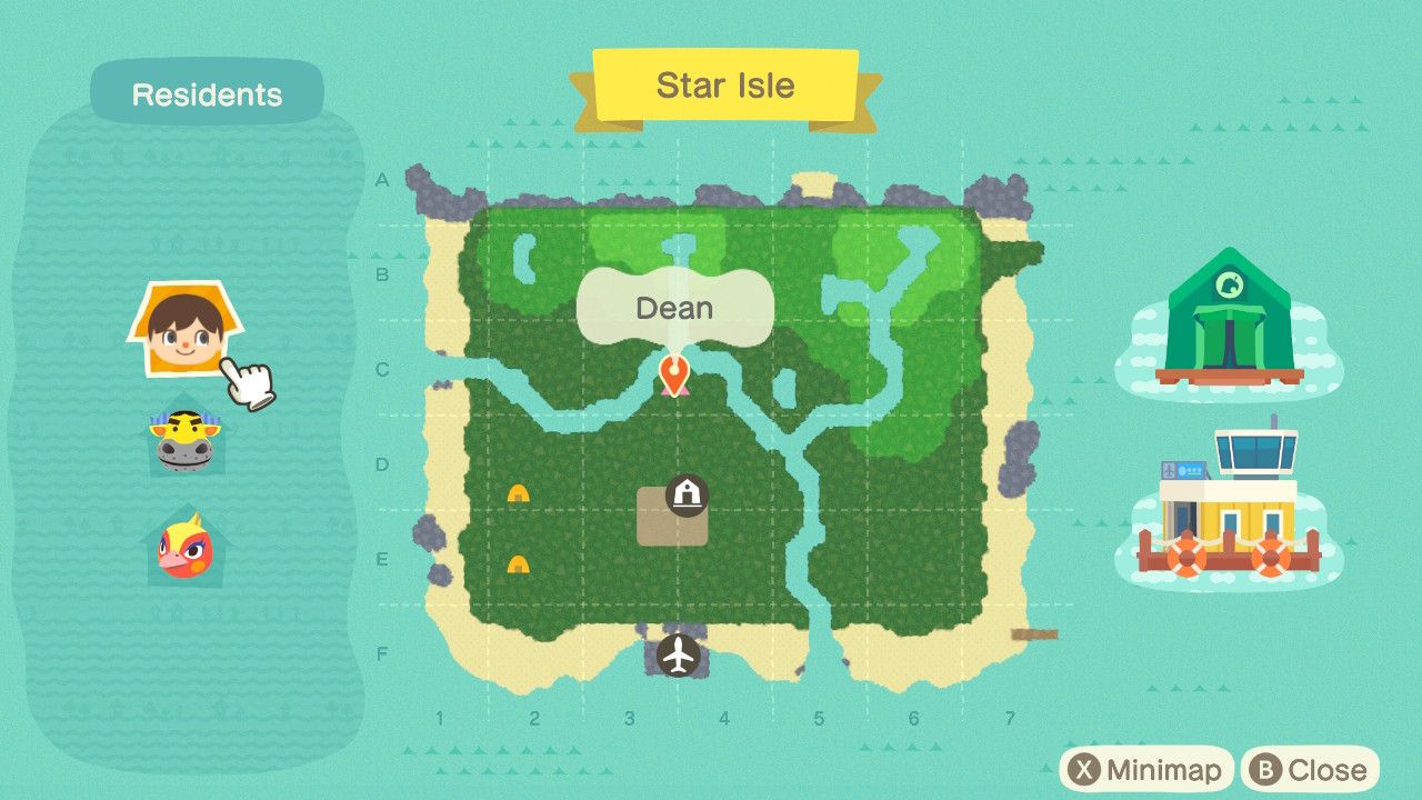 Animal Crossing: New Horizons – Comment voir la carte