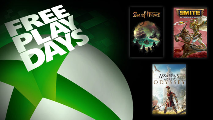 Assassin’s Creed Odyssey et Sea of ​​Thieves souligne les dernières journées de jeu gratuit de Microsoft
