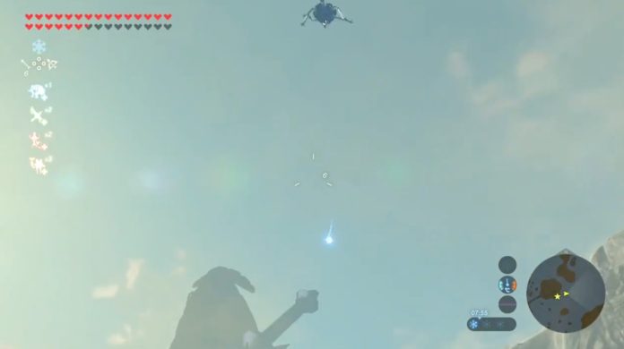 Le plus récent engouement Zelda: Breath of the Wild consiste à lancer Guardians loin dans le ciel
