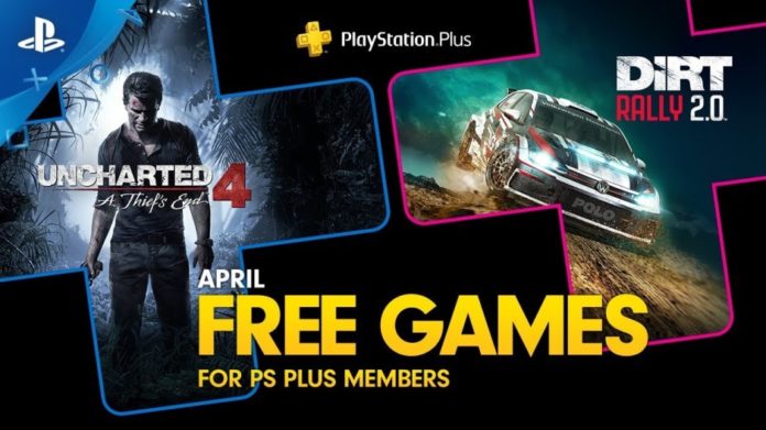 Uncharted 4: A Thief’s End et Dirt Rally 2.0 met en avant la gamme PS Plus gratuite d’avril
