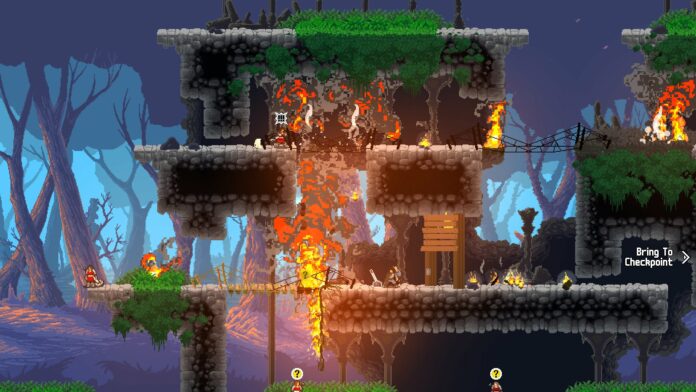 Wildfire est un jeu de plateforme de lancement de sorts sournois avec co-op

