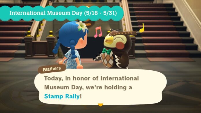 N'oubliez pas de passer par votre musée Animal Crossing pour le Stamp Rally
