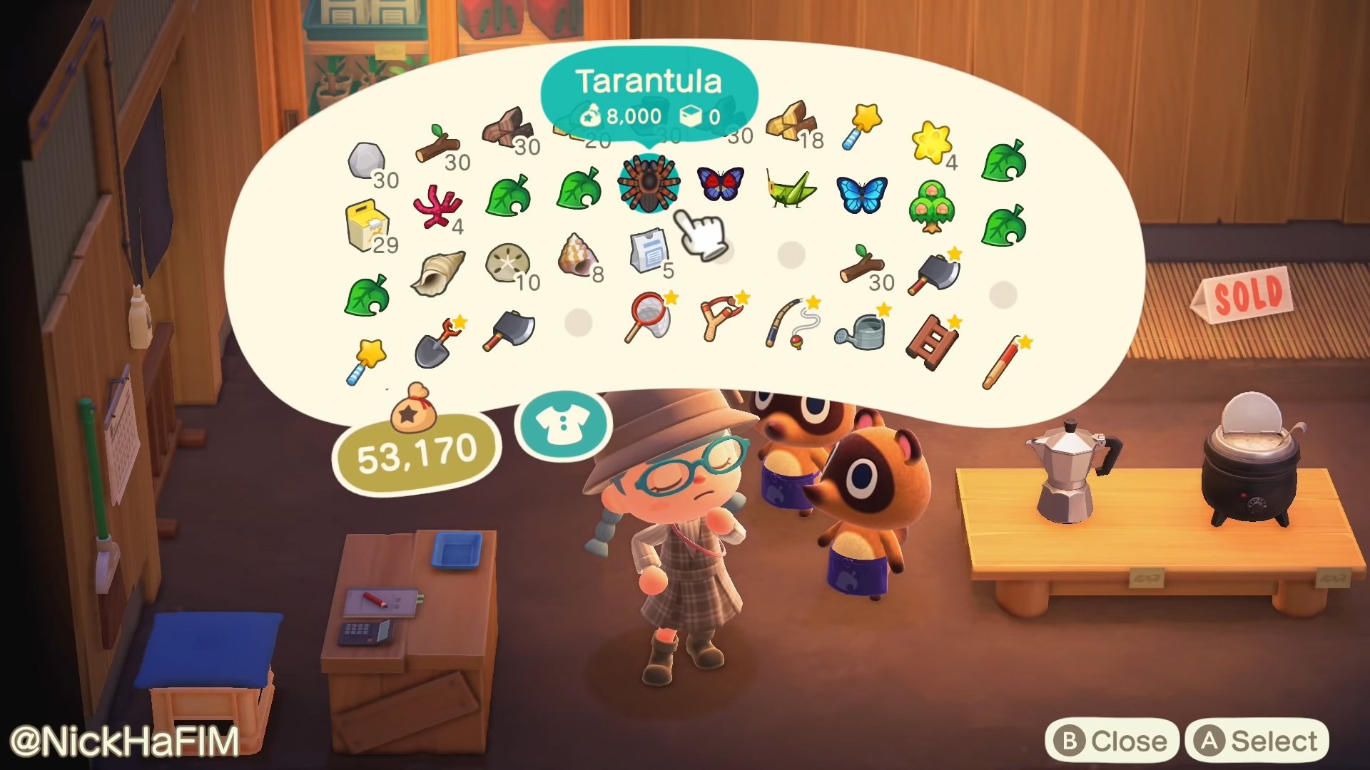 Animal Crossing: New Horizons prix idée de fan idée de ventilateur