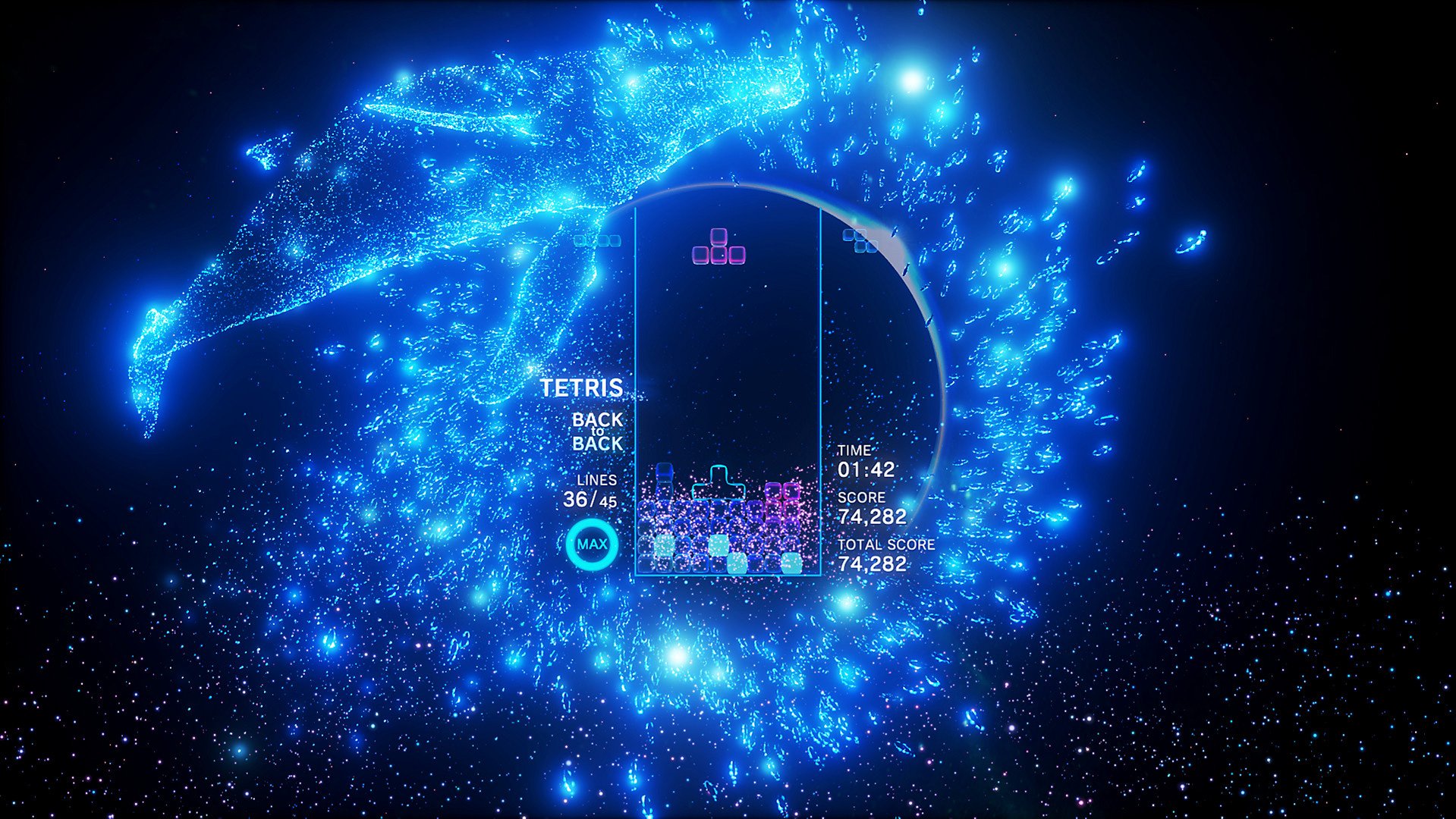 Vous pouvez ajouter la bande originale de Tetris Effect à votre rotation de streaming