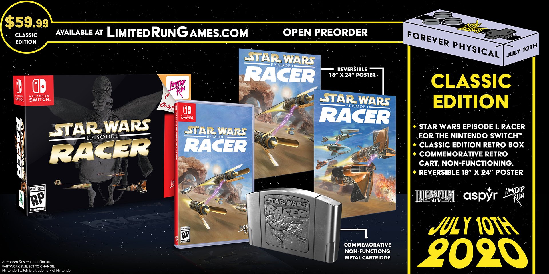 Star Wars Episode I: Racer Classic Edition Limited Run Games