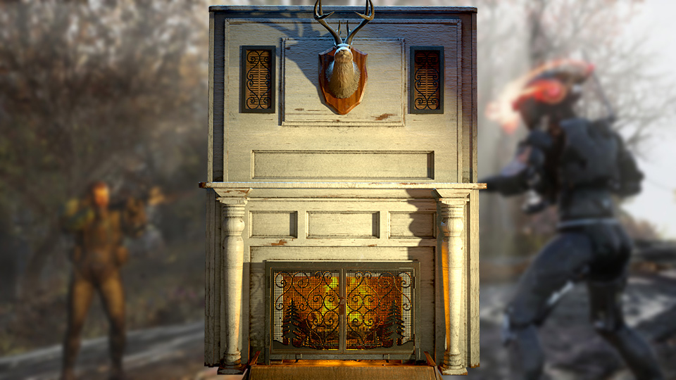 Porte secrète de cheminée Fallout 76