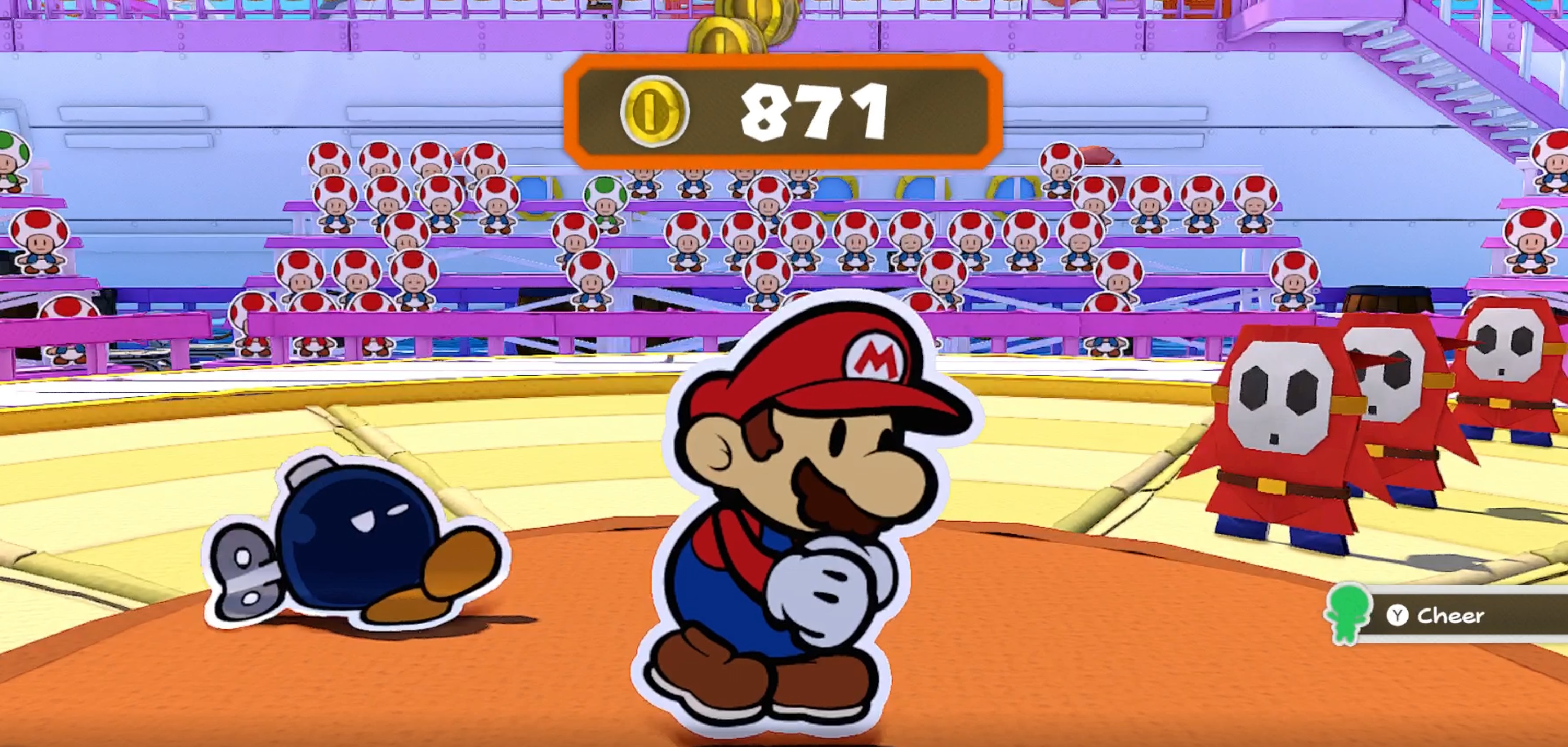 Comment payer les crapauds dans Paper Mario: The Origami King