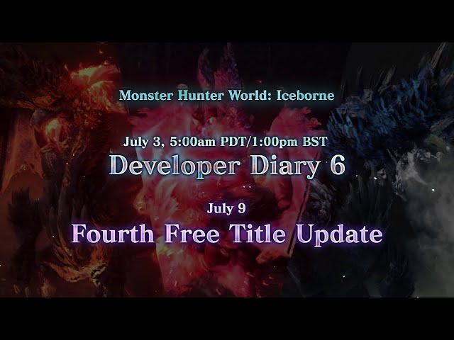 Capcom annonce la quatrième date de sortie de la mise à jour du titre pour Monster Hunter: World; Révéler ensemble pour le 3 juillet
