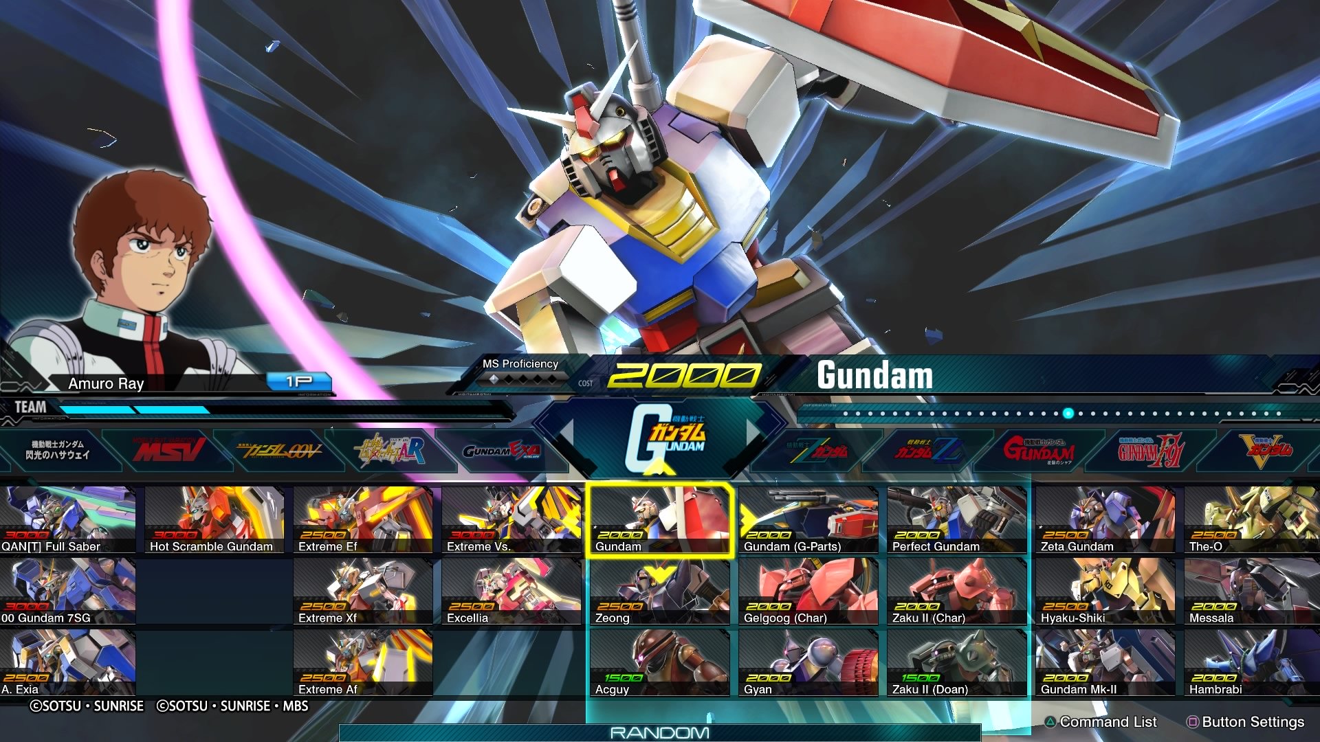 Combinaison mobile Gundam Extreme Vs. Test de Maxiboost sur PS4