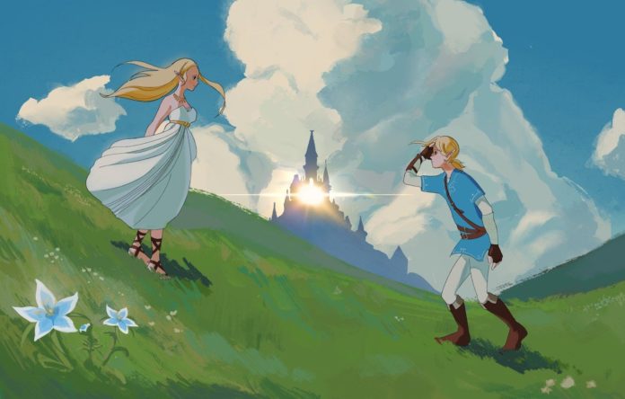 Ghibli rencontre à nouveau Zelda: Breath of the Wild dans cette superbe affiche
