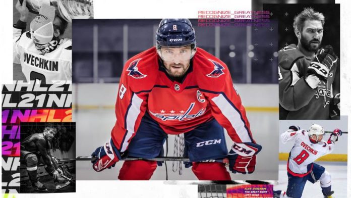 La révélation officielle de NHL 21 présente Alexander Ovechkin en tant qu'athlète de couverture mondiale
