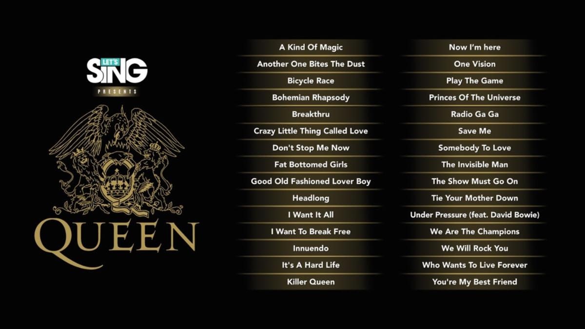Le concours Let's Sing Queen remporte la PS4 Xbox One Switch