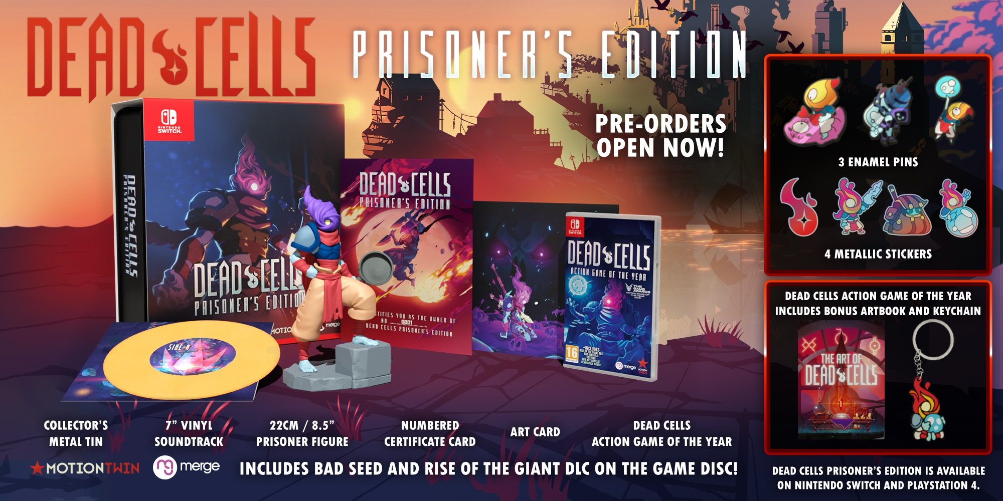 Le concours Dead Cells Prisoner's Edition gagne des jeux Switch Signature Edition