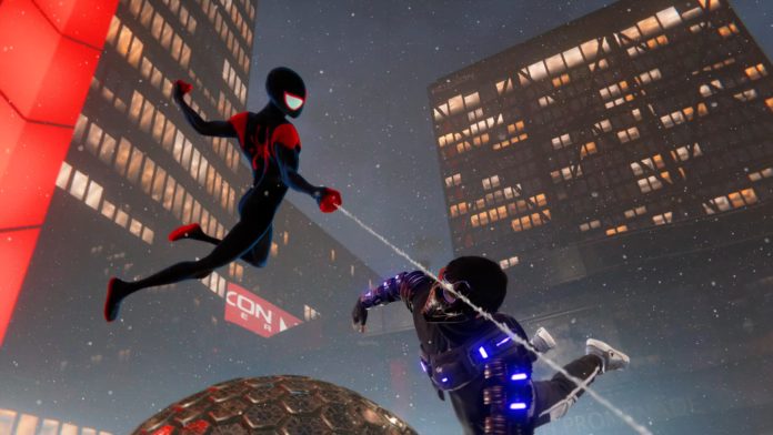 Le costume de Spider-Man dans le Spider-Verse est animé comme le film
