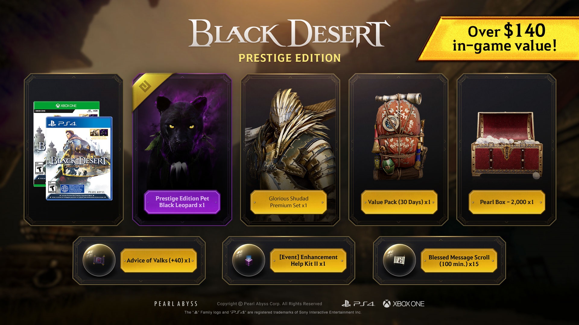 Le concours Black Desert Prestige Edition gagne le MMORPG PS4 Xbox One Destructoid
