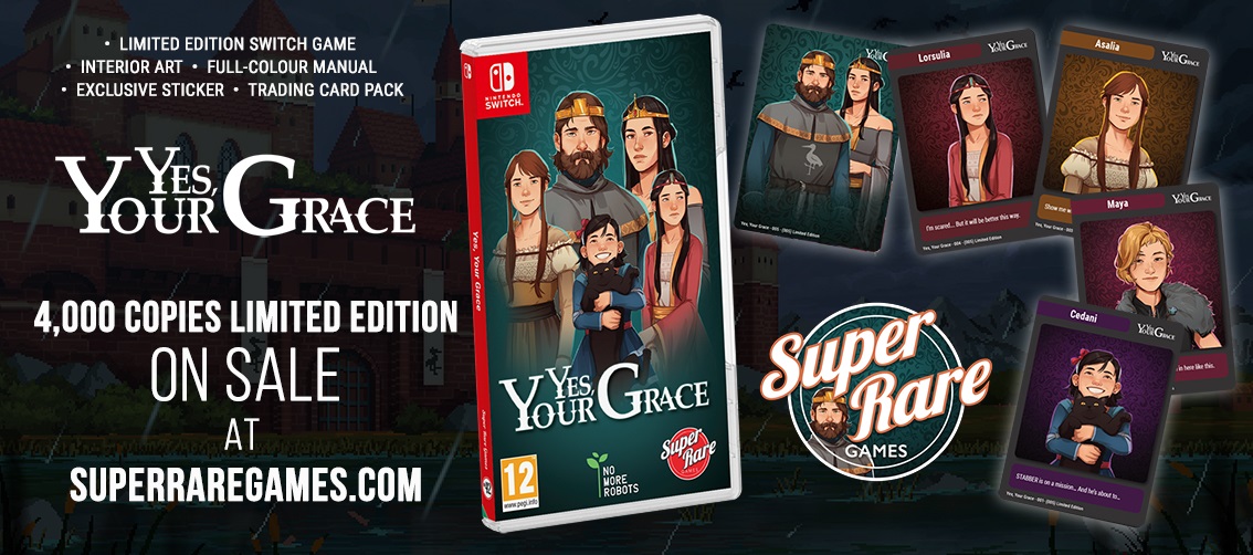 Oui, votre concours Grace gagne la simulation Switch Super Rare Games