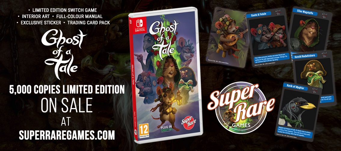 Le concours Ghost of a Tale Super Rare Games gagne Switch