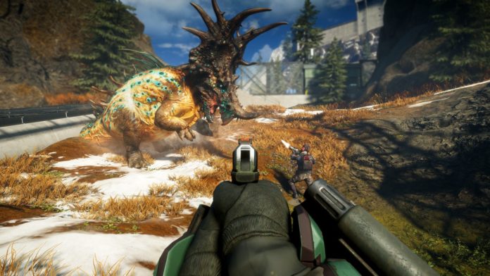 Second Extinction propose bientôt des combats de dinosaures loufoques en coopération sur Xbox
