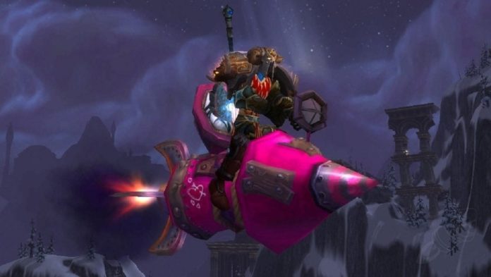 Voici votre chance d'obtenir à nouveau la monture Love Rocket dans World of Warcraft
