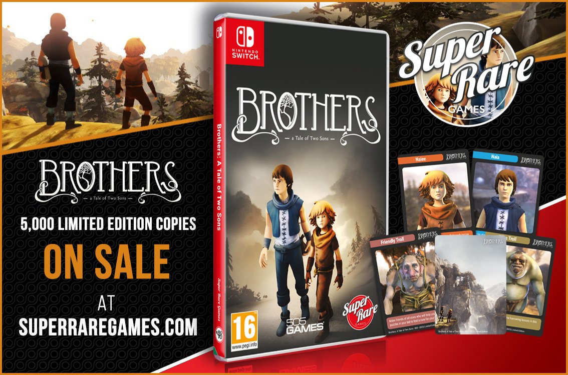 Succès du concours Brothers: A Tale of Two Sons Switch