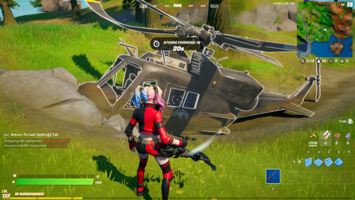 Fortnite-Downed-Black-Helicopter