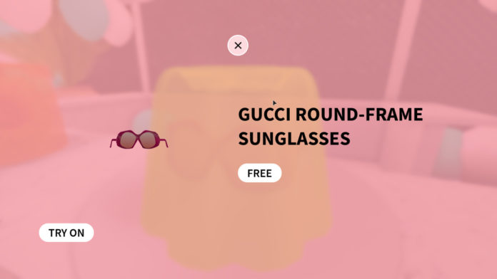 Roblox-Gucci-Round-Frame-Sunglasses