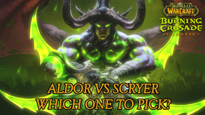 WoW Classic TBC (The Burning Crusade): Choisissez Aldor ou Scryers?

