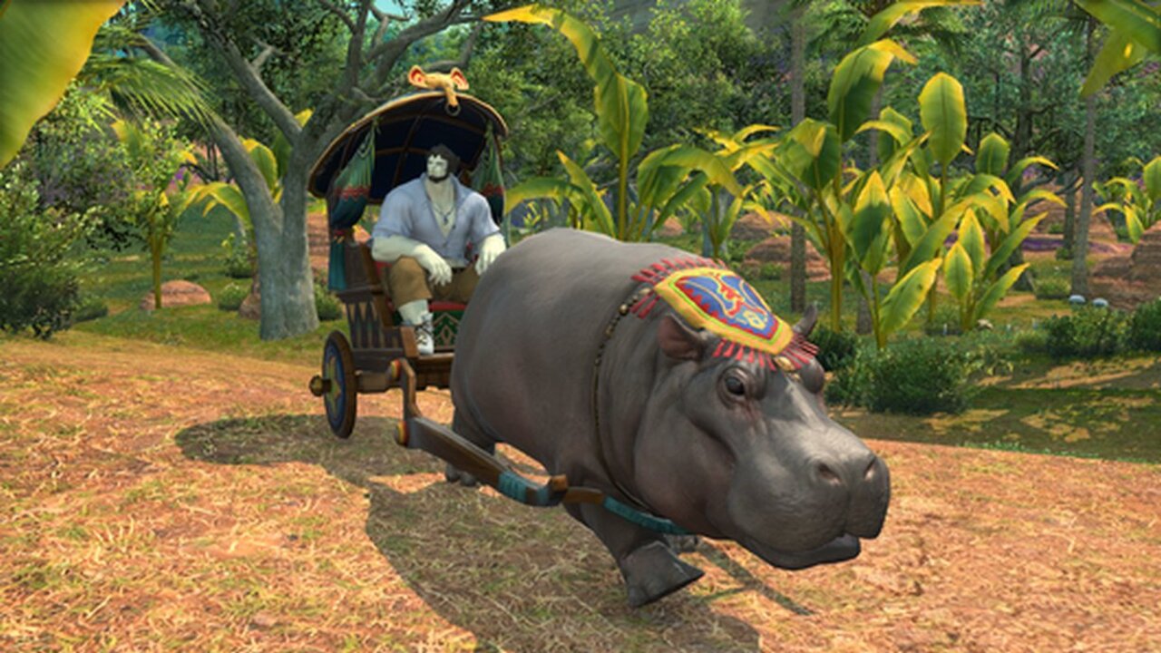 Final-Fantasy-XIV-Hippo-Cart-Mount