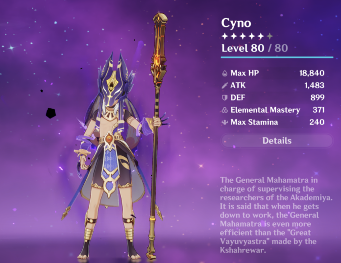 Genshin Impact: Guide de la Constellation Cyno

