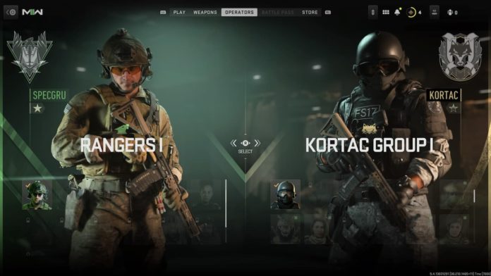 Modern Warfare 2 : Tous les opérateurs SpecGru et KorTac et comment les débloquer
