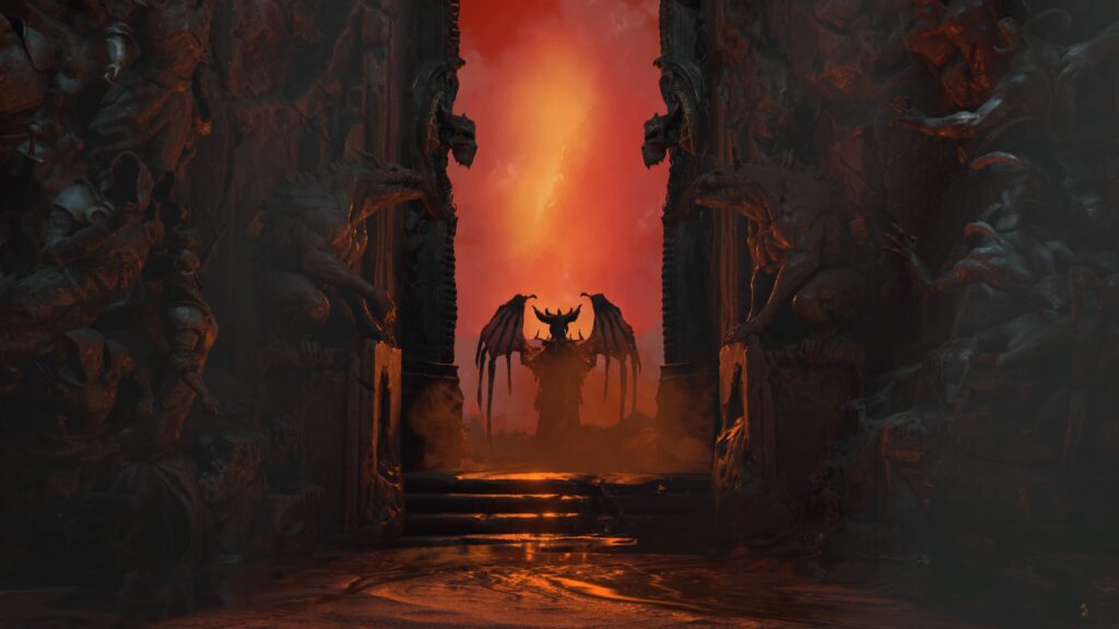 Lilith entre en enfer dans Diablo 4. 
