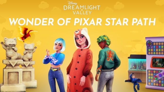 Disney Dreamlight Valley obtient un nouveau chemin d'étoiles, appelé Wonder of Pixar
