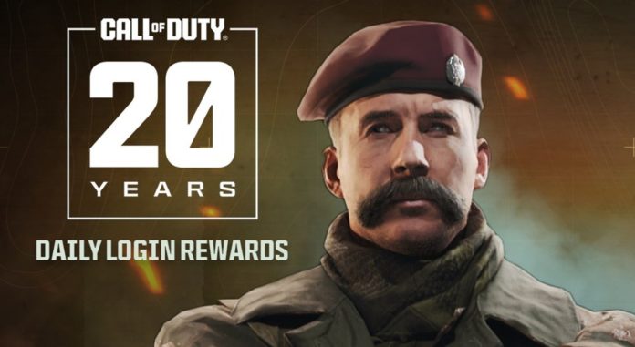 Call of Duty: Modern Warfare 2 et Warzone – Récompenses de connexion quotidienne pour les 20 années de Call of Duty
