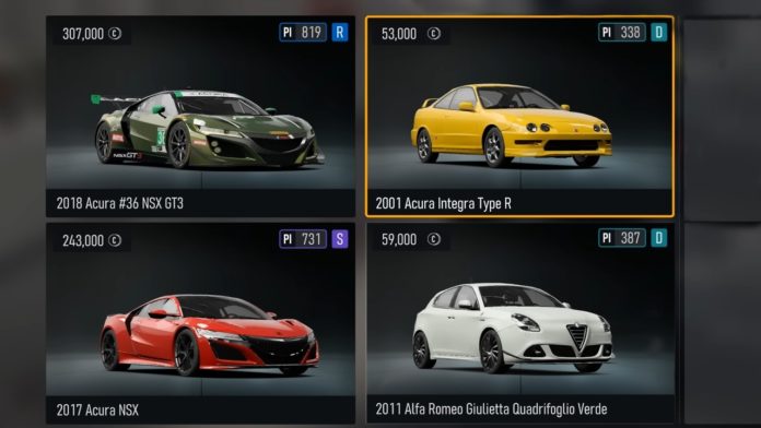 Les voitures les plus rapides de Forza Motorsport, classées
