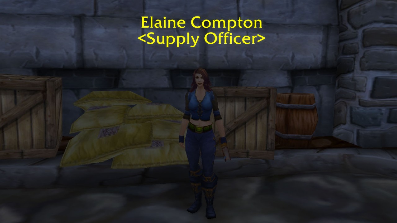 Elaine-Compton-Officier-d'approvisionnement-Stormwind-WoW-SoD