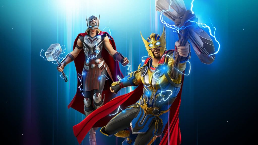Thor Odinson et Mighty Thor dans Fortnite