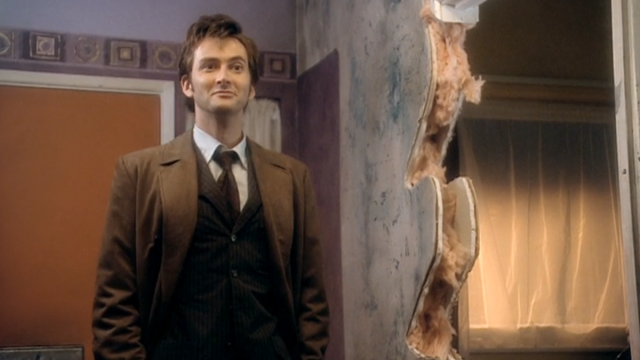 David Tennant dans le rôle du docteur dans Doctor Who
