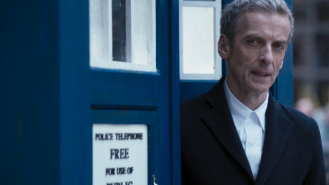 Peter Capaldi dans le rôle du docteur dans Doctor Who