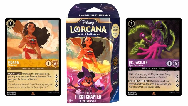Lorcana, le cœur de la magie, deck de démarrage