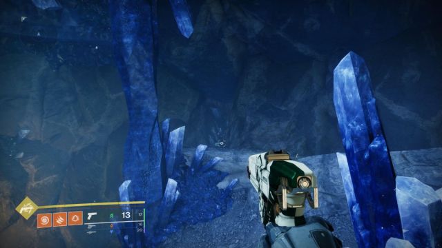 Clé cristalline dans la grotte de Destiny 2, la forme finale